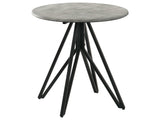 Hadi Cement / Gunmetal End Table - Ornate Home