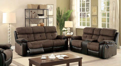 Hadley I Brown & Black Sofa - Ornate Home
