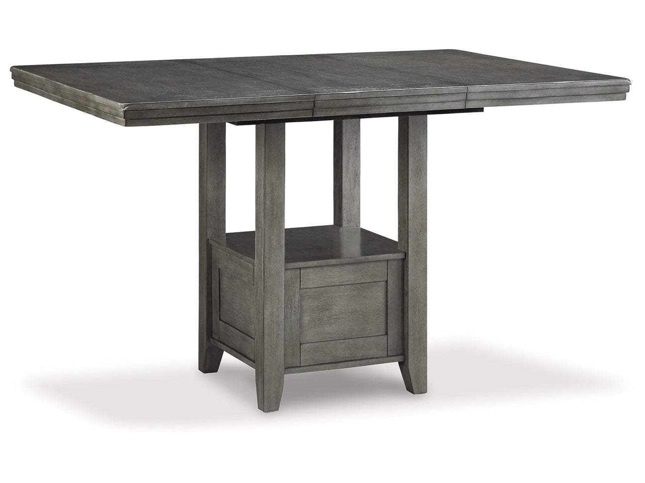 Hallanden Gray Counter Height Dining Table w/ Extension - Ornate Home