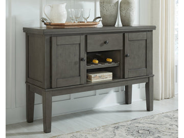 Hallanden Gray Dining Server - Ornate Home