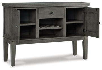 Hallanden Gray Dining Server - Ornate Home