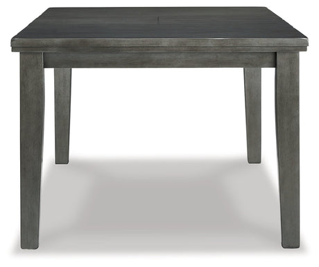 Hallanden Gray Dining Table w/ Extension - Ornate Home
