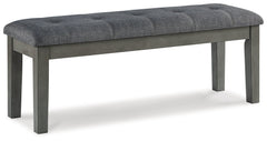 Hallanden Two-tone Gray 50" Dining Room Bench - Ornate Home