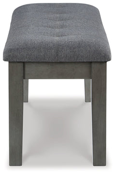 Hallanden Two-tone Gray 50" Dining Room Bench - Ornate Home