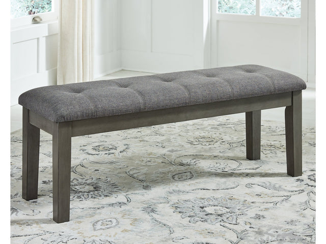 Hallanden Two-tone Gray 50" Dining Room Bench - Ornate Home