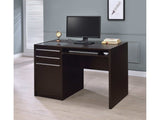 Halston Cappuccino Office Desk (47" x 23") - Ornate Home