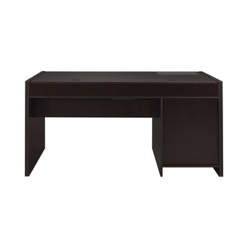 Halston Cappuccino Office Desk (60"x 30") - Ornate Home