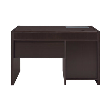 Halston Cappuccino Office Desk - Ornate Home