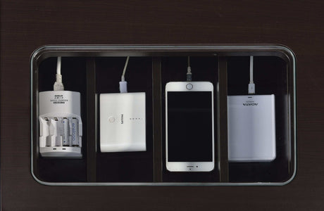 Halston Cappuccino Office Desk - Ornate Home