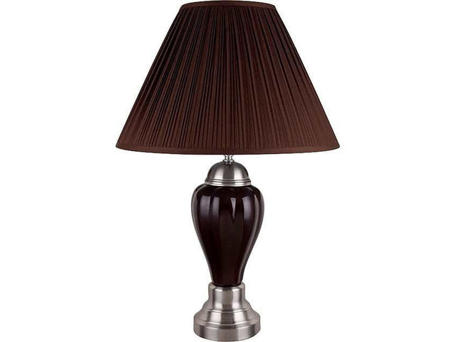 Hanna Espresso Table Lamp (Set of 6) - Ornate Home