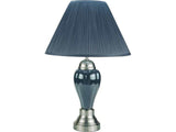 Hanna Gray Table Lamp (Set of 6) - Ornate Home