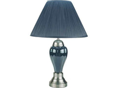 Hanna Gray Table Lamp (Set of 6) - Ornate Home