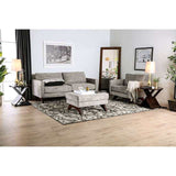 Harlech Gray Ottoman - Ornate Home
