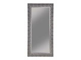 Harri Black Rectangular Floor Mirror - Ornate Home