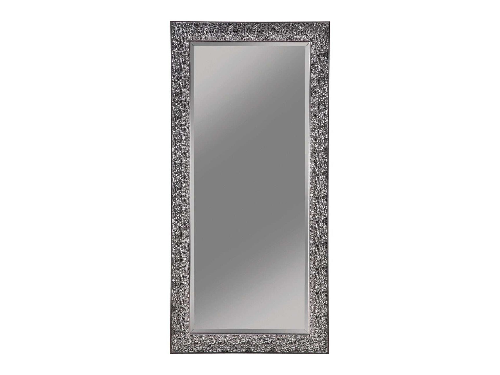 Harri Black Rectangular Floor Mirror - Ornate Home