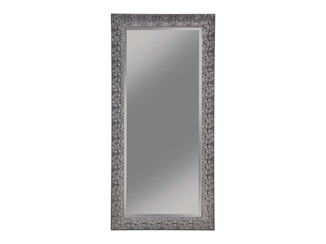 Harri Black Rectangular Floor Mirror - Ornate Home