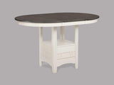 Hartwell Chalk Gray Counter Height Table - Ornate Home