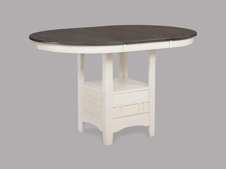 Hartwell Chalk Gray Counter Height Table - Ornate Home