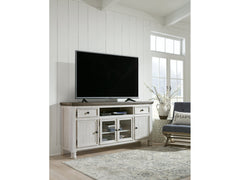 Havalance Two-tone Extra Large TV Stand - Ornate Home