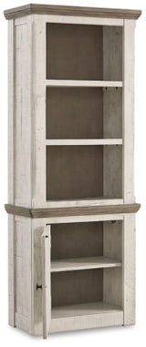 Havalance Weathered Gray & Vintage White Entertainment Center Units - Ornate Home