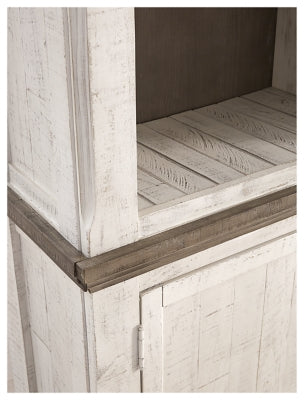 Havalance Weathered Gray & Vintage White Entertainment Center Units - Ornate Home