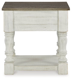 Havalance White/Gray End Table - Ornate Home