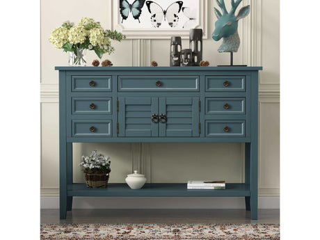 Havasu Modern Console Table Blue - Ornate Home