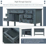 Havasu Modern Console Table Blue - Ornate Home