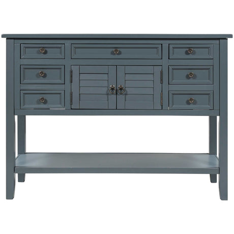 Havasu Modern Console Table Blue - Ornate Home
