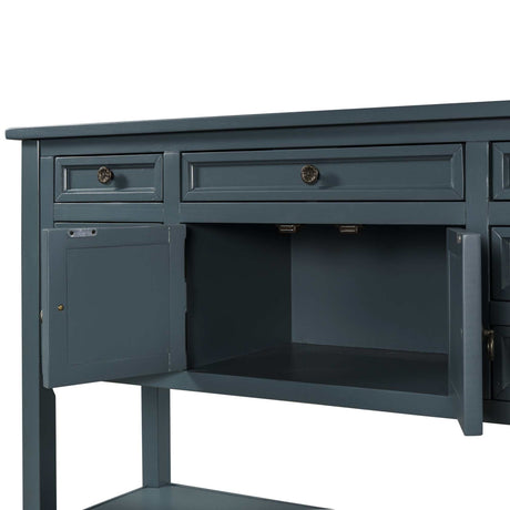 Havasu Modern Console Table Blue - Ornate Home