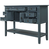 Havasu Modern Console Table Blue - Ornate Home