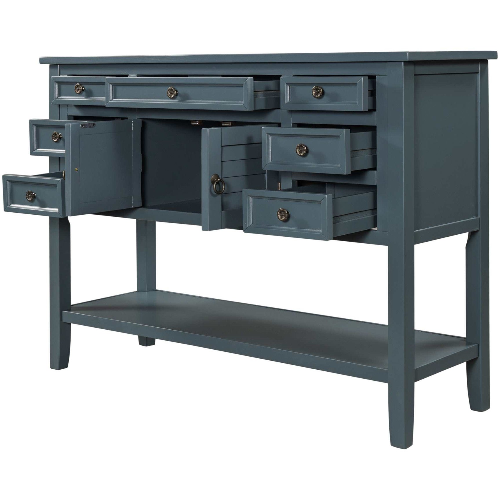 Havasu Modern Console Table Blue - Ornate Home