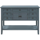Havasu Modern Console Table Blue - Ornate Home