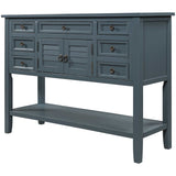Havasu Modern Console Table Blue - Ornate Home
