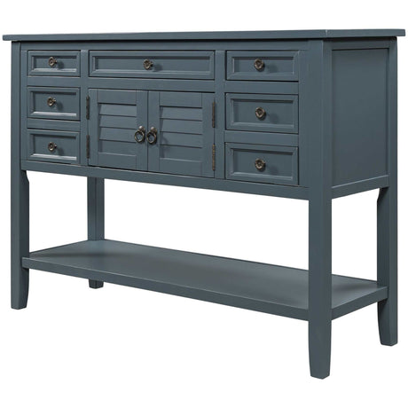 Havasu Modern Console Table Blue - Ornate Home