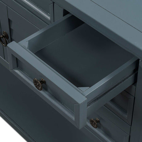 Havasu Modern Console Table Blue - Ornate Home