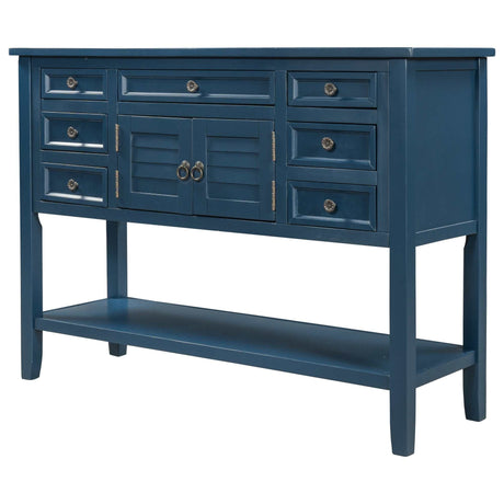 Havasu Modern Console Table Navy Blue - Ornate Home