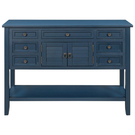 Havasu Modern Console Table Navy Blue - Ornate Home