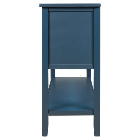 Havasu Modern Console Table Navy Blue - Ornate Home