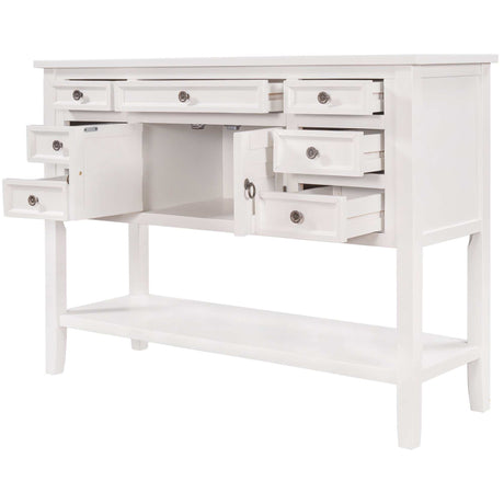 Havasu Modern Console Table White - Ornate Home