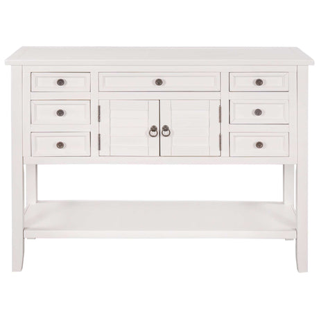 Havasu Modern Console Table White - Ornate Home