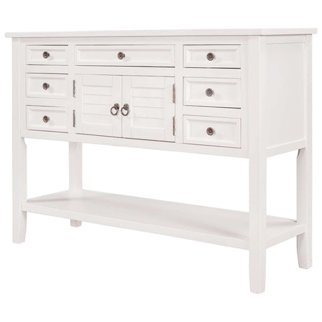 Havasu Modern Console Table White - Ornate Home