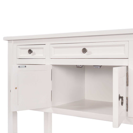 Havasu Modern Console Table White - Ornate Home