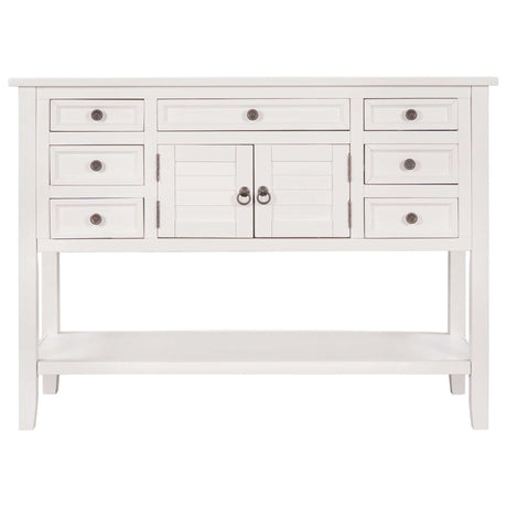 Havasu Modern Console Table White - Ornate Home