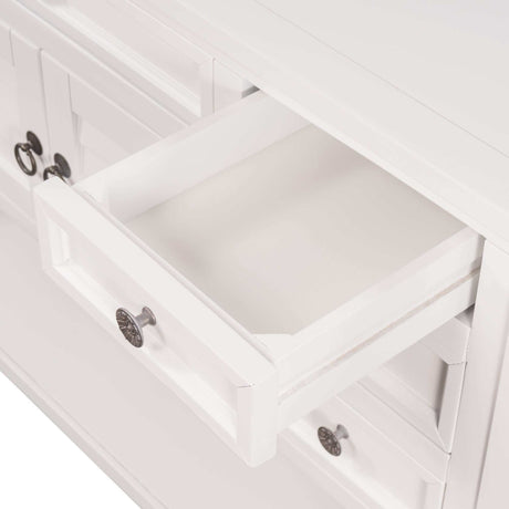 Havasu Modern Console Table White - Ornate Home