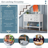 Havasu Modern Console Table White - Ornate Home