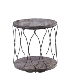 Hawdon Gray End Table - Ornate Home