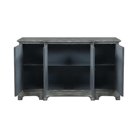 Hazel Grey Accent Cabinet - Ornate Home