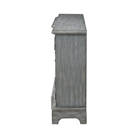 Hazel Grey Accent Cabinet - Ornate Home