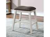 Heidelberg Off-White/Dark Gray Counter Height Stool (Set of 2) - Ornate Home